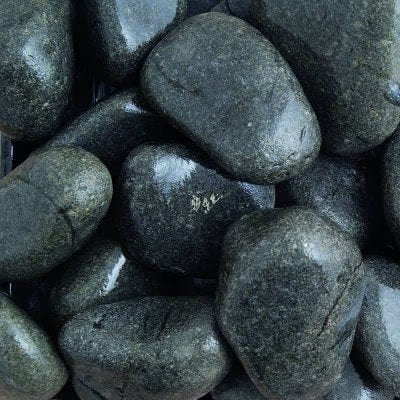 60mm - 120mm - Ebony Cobbles (850kg Bag)