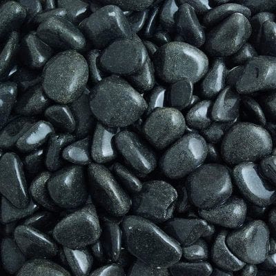 15mm - 30mm - Ebony Pebbles (850kg Bag)