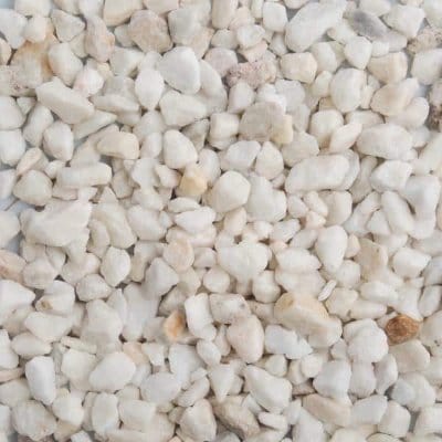 20mm - Polar White Gravel Chippings (850kg Bag)